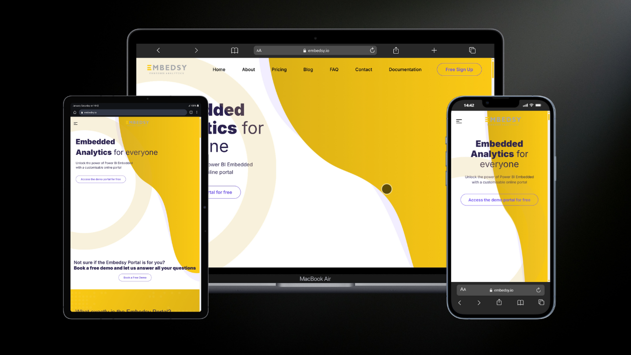 Embedsy | Power BI Embedded Analytics Portal